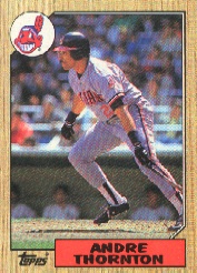 1987 Topps Baseball Cards      780     Andre Thornton